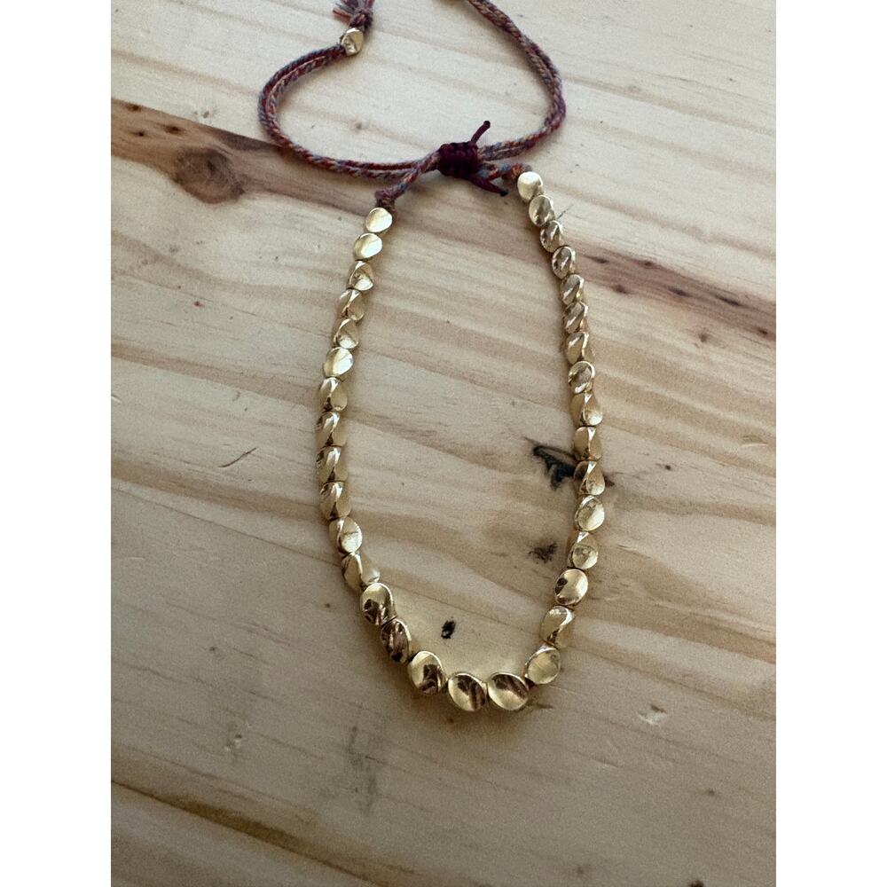 Bracelet Braided Copper Beads Handmade Lucky Rope Bangle Adjustable Boho - Picture 4 of 5